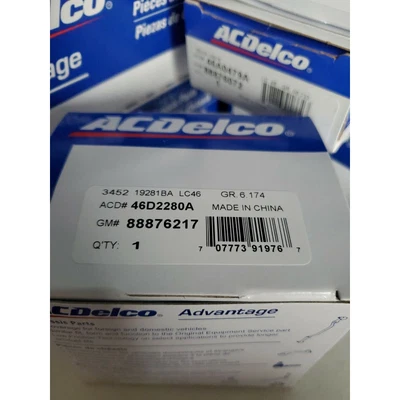 46D2280A ACDelco Advantage GM88876217 Front Lower Suspension Ball Joint Assembly - Image 1 of 2