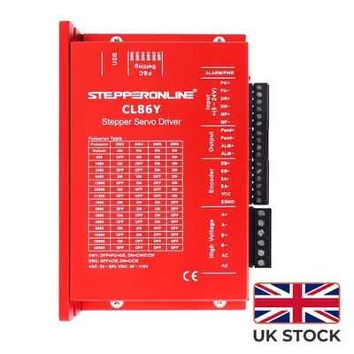 STEPPERONLINE 0-8.5A 20-80VAC/30-110VDC Nema 34 Closed Loop Stepper Driver - Image 1 of 4