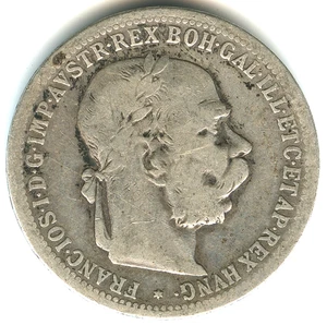 Autriche 1 couronne argent François Joseph Ier 1898 n°7158 - Foto 1 di 2