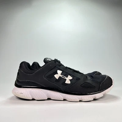 Under Armour Micro G Assert V Black Running Shoes 1252295-001 Men’s Size 10 - Image 1 of 4
