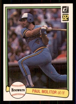 1982 年 Donruss #78 保罗·莫利托密尔沃基酿酒商 — 第 1/2 张图片