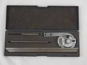 Universal Bevel Protractor w/Case Machinist Tool - Picture 1 of 8