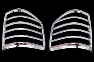 Taillight Lamp trim Bezel Chrome Cover+RED LED for 04-08 Ford F150 Flareside - Bild 1 von 2