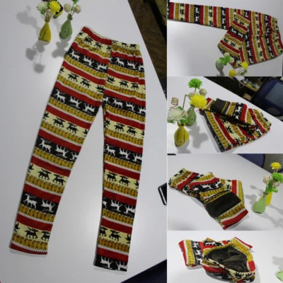 Nuevo Para Mujer Invierno Polar Forrado Grueso Leggings Cálidos Aislados Pantalones de Navidad EE. UU. Foto 1 de 4