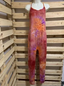 NEW Daisy Sleeveless Tie Dye Romper Jumpsuit Woman’s Size 2XL Casual Clubwear KG - Picture 1 of 12