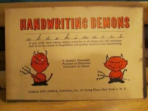 HANDWRITING DEMONS T. Ernest Newland Illinois University Education Professor '59 - Picture 1 of 6