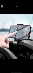 Car Auto SUV Dashboard Phone Holder Clip Mount Stand Cradle HUD Design Universal - Picture 1 of 2