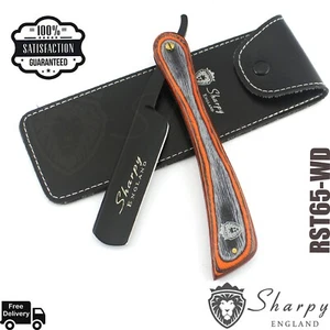 Vintage Salon Straight Cut Throat Shaving Razor Barber Shave +Gift Leather Pouch - Picture 1 of 6