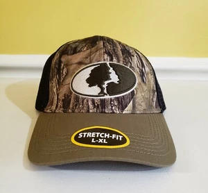 Mossy Oak Contrast Stitch Fitted Cap (L/XL) - Picture 1 of 2