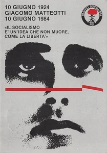 B4943) CARTOLINA CESENA FORLI' PARTITO SOCIALISTA PSI MATTEOTTI COOP - Imagen 1 de 2