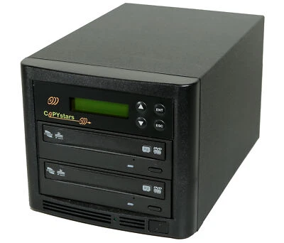 Copystars  CD DVD Duplicator 1-1 Copier 24X Dual Layer burner Value writer tower - Image 1 of 3