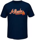 Atlanta Braves MLB Mens Always Practice Synthetic Shirt Big & Tall Size 2XT
