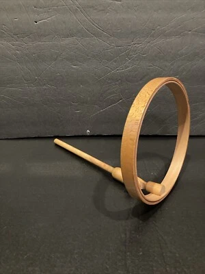 Maple WOOD EMBROIDERY HOOP 8.5” ANTIQUE  WITH Handle Arm - Image 1 of 4