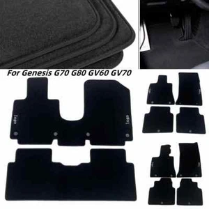 For Genesis G70 G80 GV60 GV70 Car Floor Mats Front & Rear Flat Mats Carpets - Imagen 1 de 16