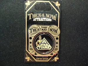 DISNEY DLR THEN AND NOW ADVENTURE THRU INNER SPACE TO STAR TOURS PIN LE 1000 - Picture 1 of 1