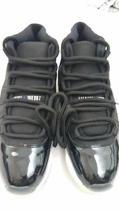 Air Jordan XI 11 Black Replacement Shoelace Round Rope BRED SPACE JAM GAMMA - Bild 1 von 3
