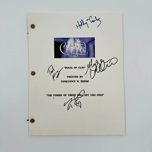 CHARMED 4 signed handsigniert SCRIPT Feats Of Clay Staffel 1 Episode 11 COA - Bild 1 von 2