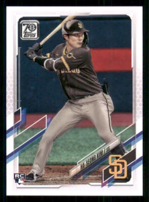 2021 Topps #398 Ha-Seong Kim RC - Image 1 of 2