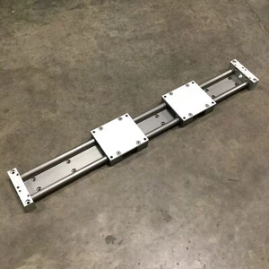 Igus WW-20-80-15 drylin Slide Carriages (x2) on 900mm Double Rail Linear Guide - Picture 1 of 5