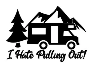 Calcomanía I Hate Extraer Clase C #1 4.5"x6.5" Elige Color - Imagen 1 de 2