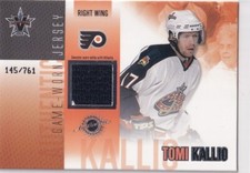 02/03 PACIFIC VANGUARD TOMI KALLIO GAME JERSEY /761 #33