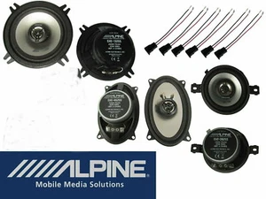Alpine Lautsprecher Set vorne + hinten für VW Golf 2 II 83-92 Komplett 500 Watt - Bild 1 von 6