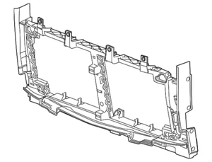Genuine GM Front Bumper Shutter Frame 84652498 - Picture 1 of 2
