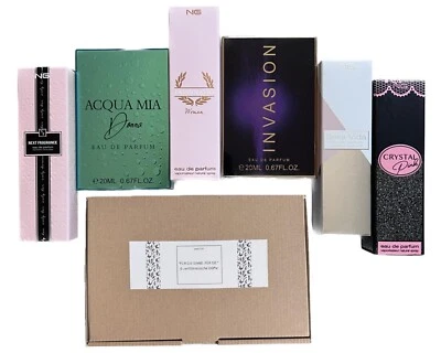 Trend Düfte: Set X 6 Parfüm Flakon für Damen 15 ML Miniaturen in Geschenkbox - Bild 1 von 4