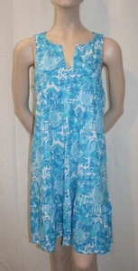 Lilly Pulitzer Lindy Dress Amalfi Blue Sunny State of Mind #010763 | Sz: L NWT - Picture 1 of 11