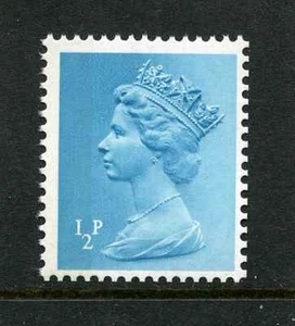 1972 ½d TURQUOISE-BLUE SIDE PHOSPHOR BAND U/MINT. SG X842 - Picture 1 of 1