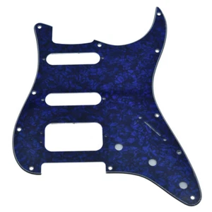 11 Hole Modern ST HSS Pickguard 3-Screw Humbucking Fits US Fender Strat - Picture 1 of 60
