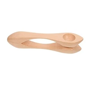 Wooden Musical Spoons Folk Percussion Instruments Natural Wood color(1pcs) - Picture 1 of 8