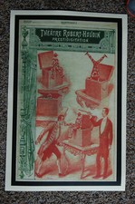 Robert Houdin magician poster #2 1885 Prestidigitation