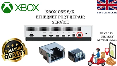 XBOX ONE S/X ETHERNET PORT REPAIR AND REPLACEMENT PROFESSIONAL SERVICE - Image 1 of 2