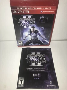 Star Wars the Force Unleashed II 2 PlayStation 3 PS3 Complete Greatest Hit - Picture 1 of 3