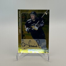 2001 Signature Series Gold Darius Kasparaitis Auto
