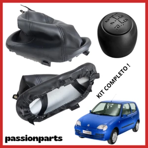 CUFFIA CAMBIO E POMELLO FIAT SEICENTO 600 DAL 1998 COMPLETA DI GHIERA KIT - Foto 1 di 2