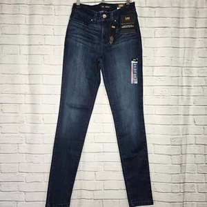 Lee Women Rebound Sculpting Skinny Jeans UK 6 US2 W26 L30 Slimming Stretch Denim - Picture 1 of 14