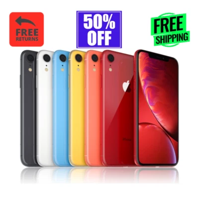 Apple iPhone XR 64GB Unlocked - Black/Red - Fair Condition - Multiple Carriers - Image 1 of 4