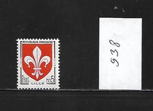 France 1960-61 MNH SC# 938 Arms of Lile - Picture 1 of 1