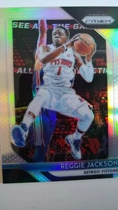 Reggie Jackson Carta Baloncesto Detroit Pistons prizm NBA Card Mint perfecto - Imagen 1 de 2