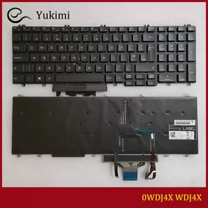 0WDJ4X PER DELL G Series 3500 5500 5501 5510 Tastiera retroilluminazione inglese nera - Foto 1 di 3