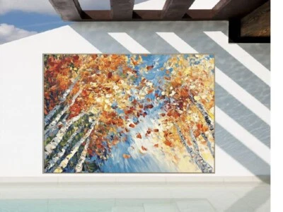 ORIGINAL Acryl Bild Gemälde Landschaft Abstrakt Malerei Kunst Modern HANDGEMALT - Bild 1 von 4