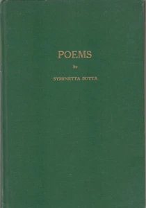 POEMS BY SYMINETTA BOTTA, 1950 (FIRST EDITION) - Imagen 1 de 1