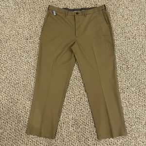 Haggar Khaki Hose Herren Classic Fit Premium Bügelfrei W42 L32 Neu - Bild 1 von 16