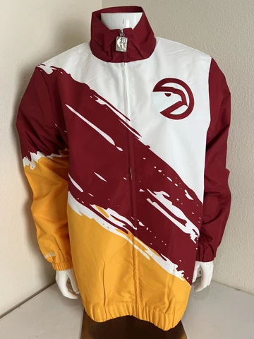 MITCHELL & NESS Men’s Atlanta Hawks Jacket Size Large ( NWOT ) Cover