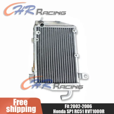 RADIADOR ALUMINIO HONDA SP1 RC51 RVT1000 RVT1000R 2002-2006 Izquierdo sin tapa Foto 1 de 4