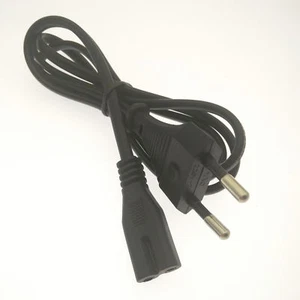 Cable/cable de alimentación de CA de 2 clavijas enchufe de la UE para Sony Playstation 4 PS4 PS2 PS3/PS3 delgado - Imagen 1 de 4