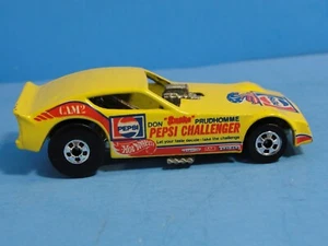 Vintage 1977 Hot Wheels Pepsi Challenger Funny Car Yellow Plymouth Don Prudhomme - Picture 1 of 6