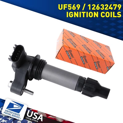 1 Pack IGNITION COIL for GMC Acadia Chevy Traverse Cadillac ATS CTS Saturn UF569 - Image 1 of 4
